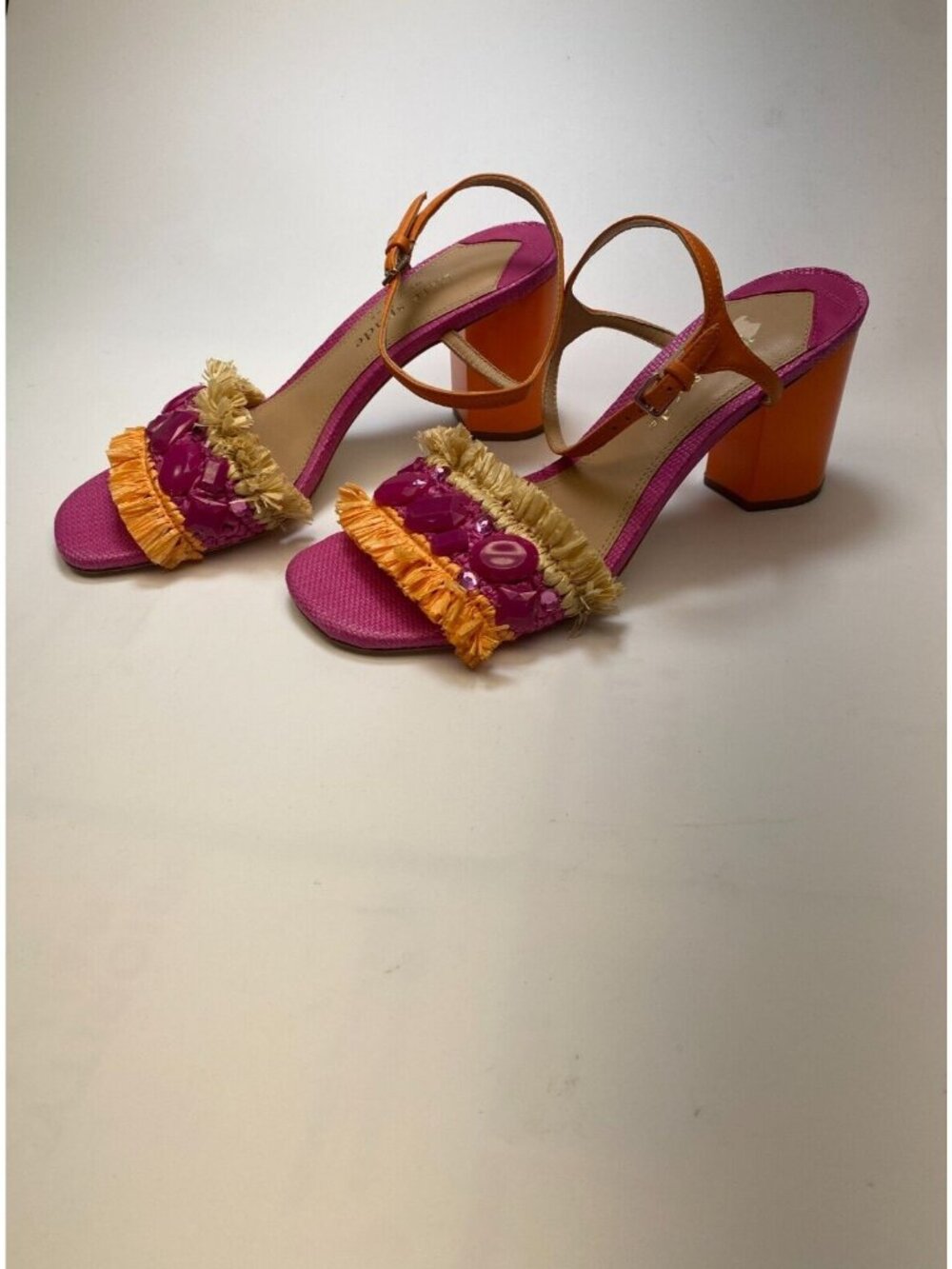 Kate Spade New York Women's Bora Bora Embellished Block Heel Sandals Sz 8B